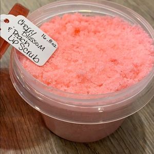 16.8 oz Cherry Blossom and Peach lip scrub